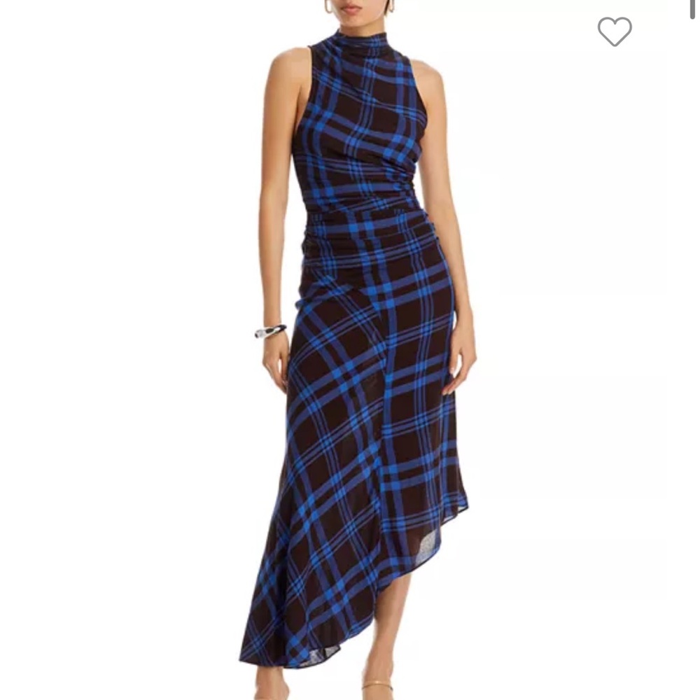 A.L.C Iggy Asymmetric Mock Neck Dress